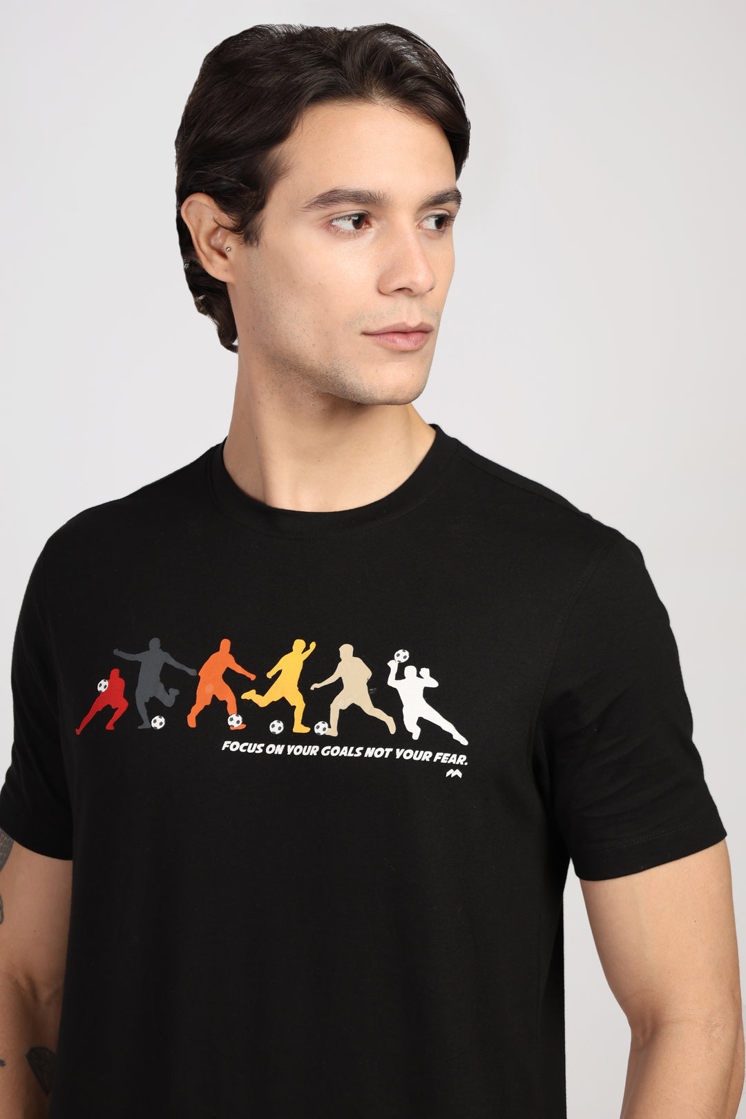 Cotton Chest Printed T-shirt