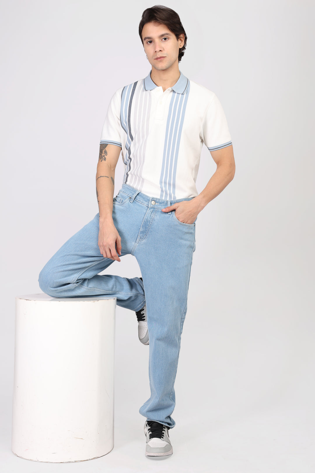 Men Regular Fit Denim Jeans