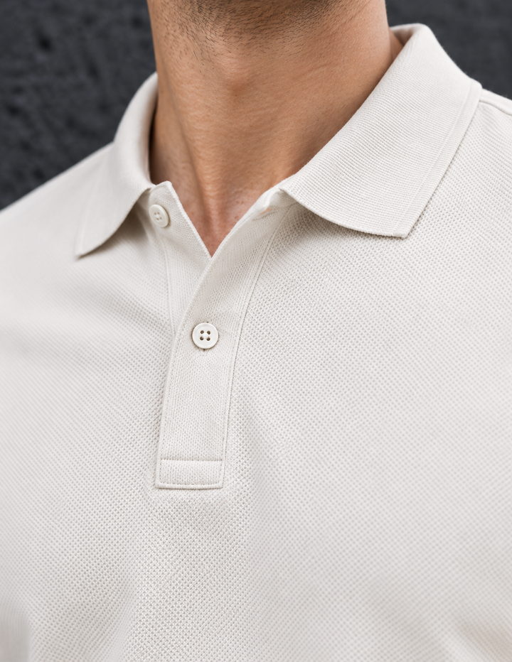 Basic Polo T-Shirt - White