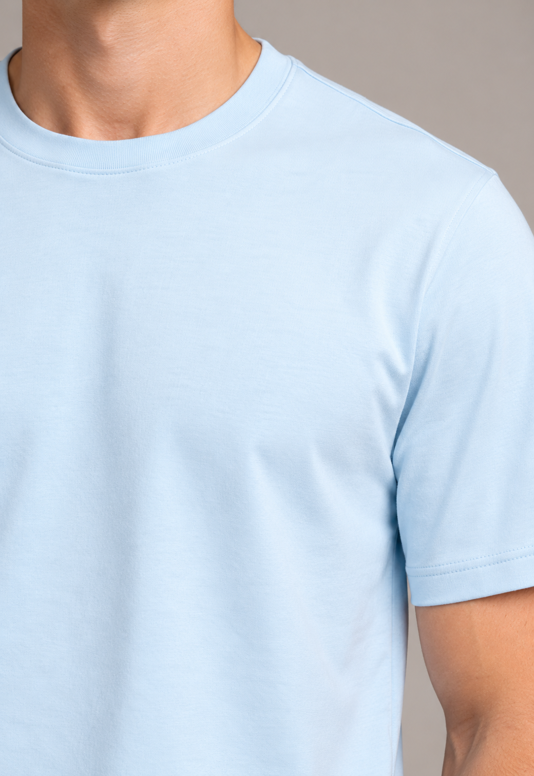 Basic Regular Fit T-Shirt - Sky
