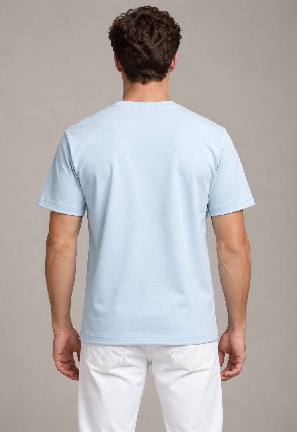Basic Regular Fit T-Shirt - Sky
