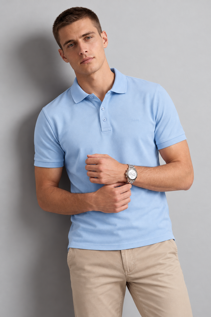 Basic Polo T-Shirt – Sky