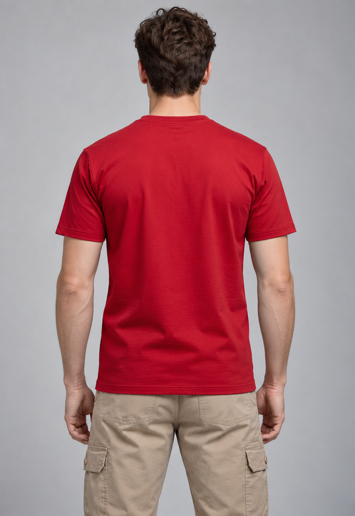 Basic Regular Fit T-Shirt - Red
