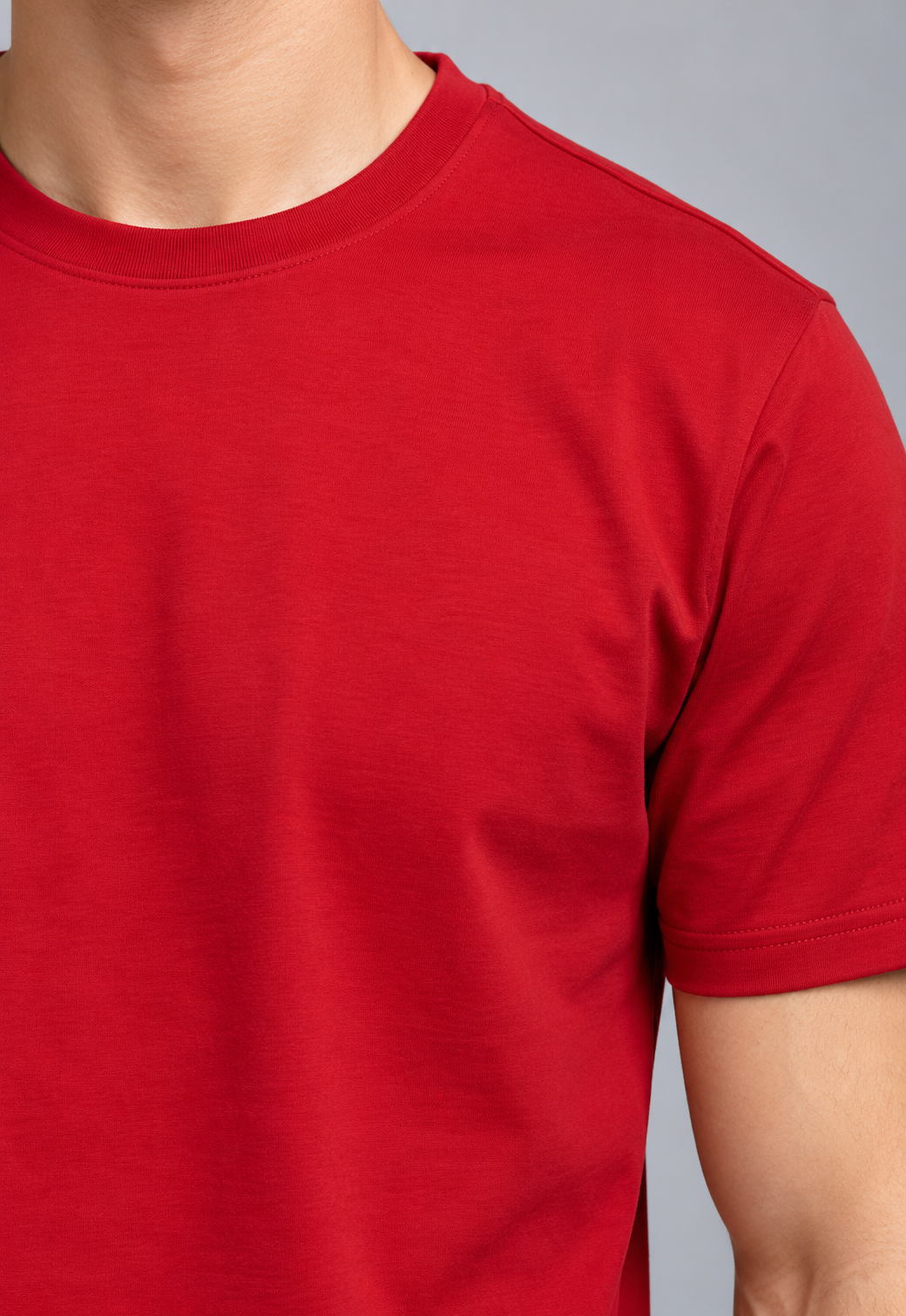 Basic Regular Fit T-Shirt - Red