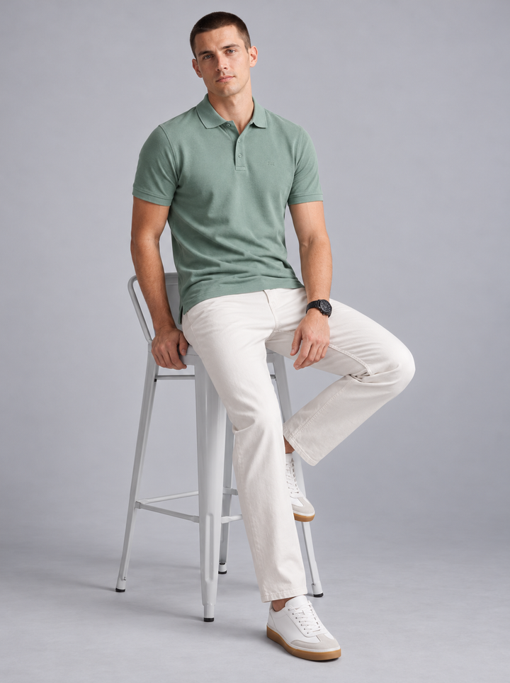 Basic Polo T-Shirt – Green