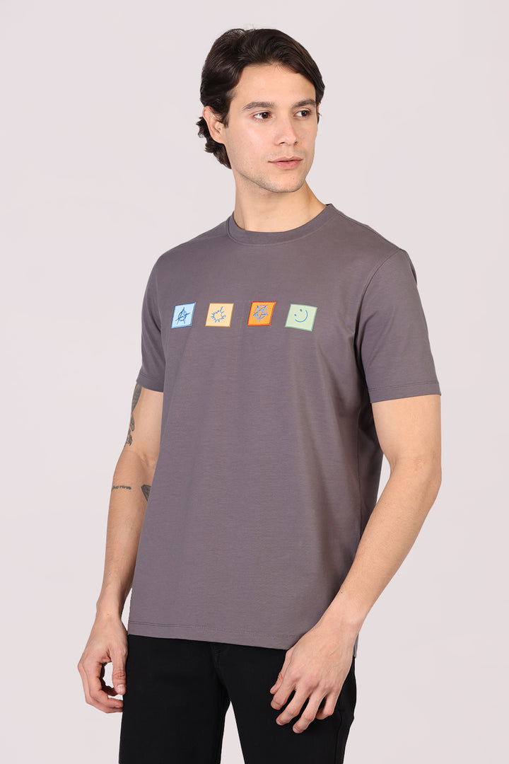 Cotton Half Sleeve Printed T-shirt
