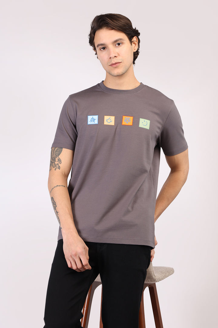 Cotton Half Sleeve Printed T-shirt