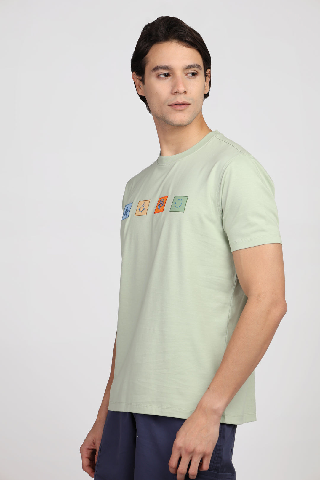 Cotton Half Sleeve Printed T-shirt