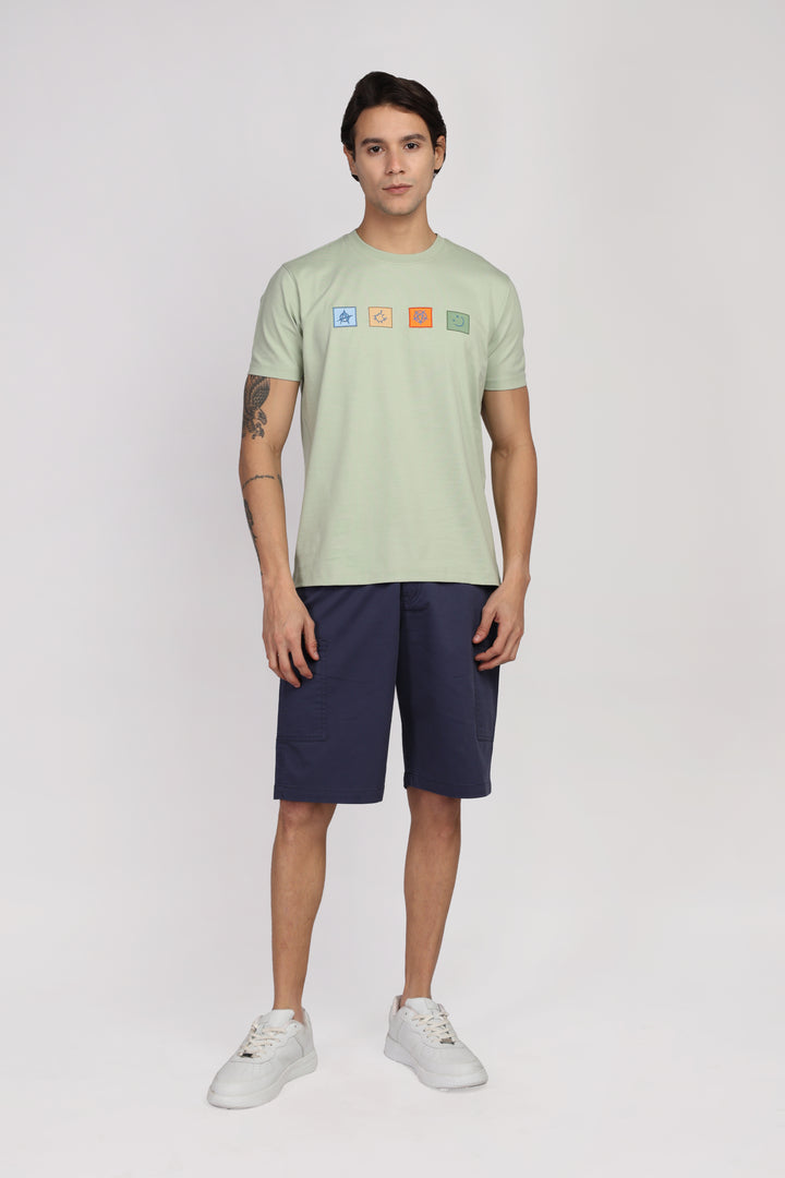 Cotton Half Sleeve Printed T-shirt